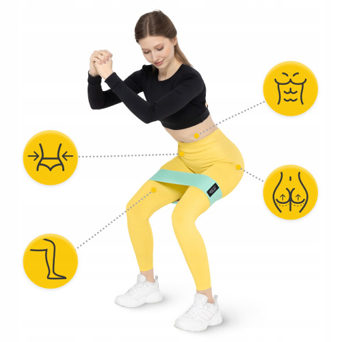 Резинка для фитнеса  4FIZJO Hip Band 3 шт Mix - фото №3